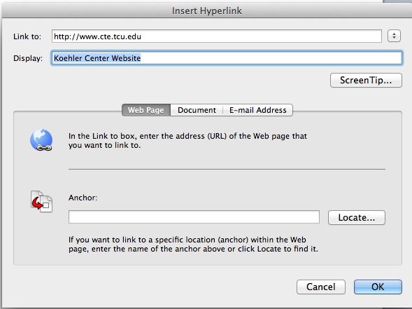 add instructional text to a form word for mac 2011