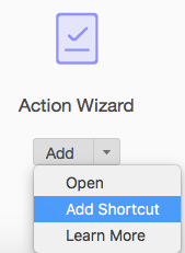 Add Action Wizard Acrobat