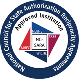 NC-SARA (National Council for State Authorization Reciprocity Agreements) Approved Institution logo